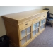 Blonde 3 Drawer Sidebar Credenza with 3 Door Storage